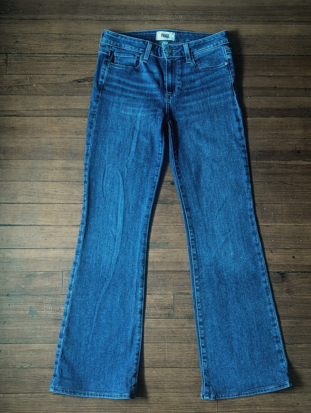 PAIGE Skyline Bootcut Mid-Rise Jeans Celeste Wash Size 28